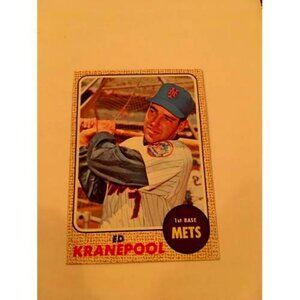 1968 Topps #92 Ed Kranepool - New York Mets (048)